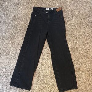 Korean black jeans